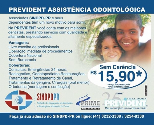 SINDPD-PR firma convênio com plano odontológico SINDPD-PR firma convênio com plano odontológico